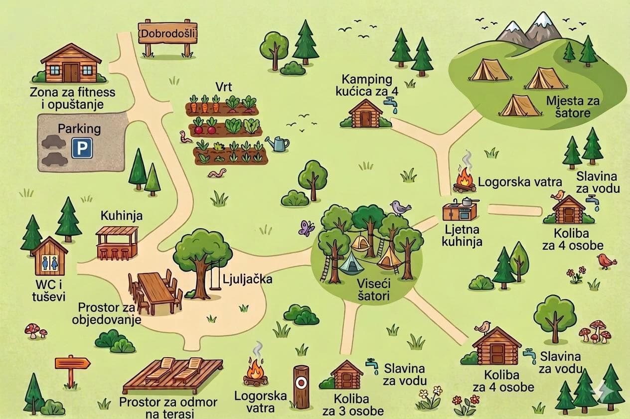 Karta kampa Žumberak